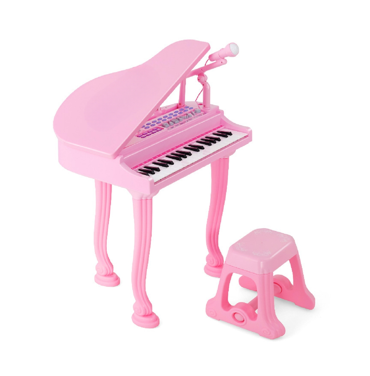 Slickblue 31 Keys Kids Piano Keyboard with Stool and Piano Lid
