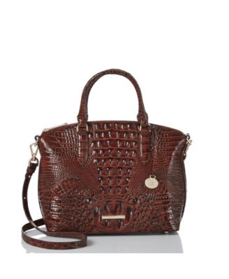 Duxbury Medium Leather Melbourne Satchel Bag