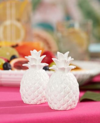 Wicker Creek Pineapple Salt Pepper Set, Set of 2