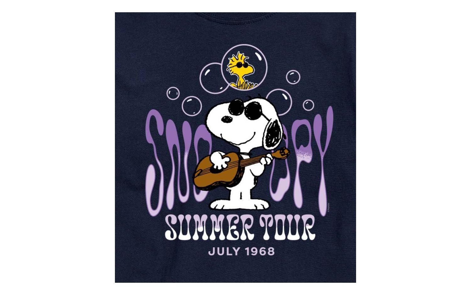 Hybrid Apparel Snoopy Summer Tour Men's Short Sleeve Tee