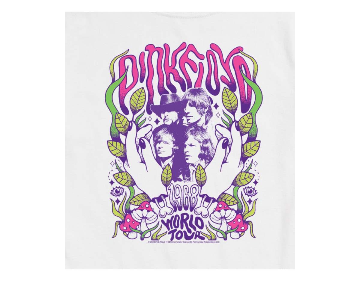 Hybrid Apparel Pink Floyd Psychedelic Men's Short Sleeve Tee