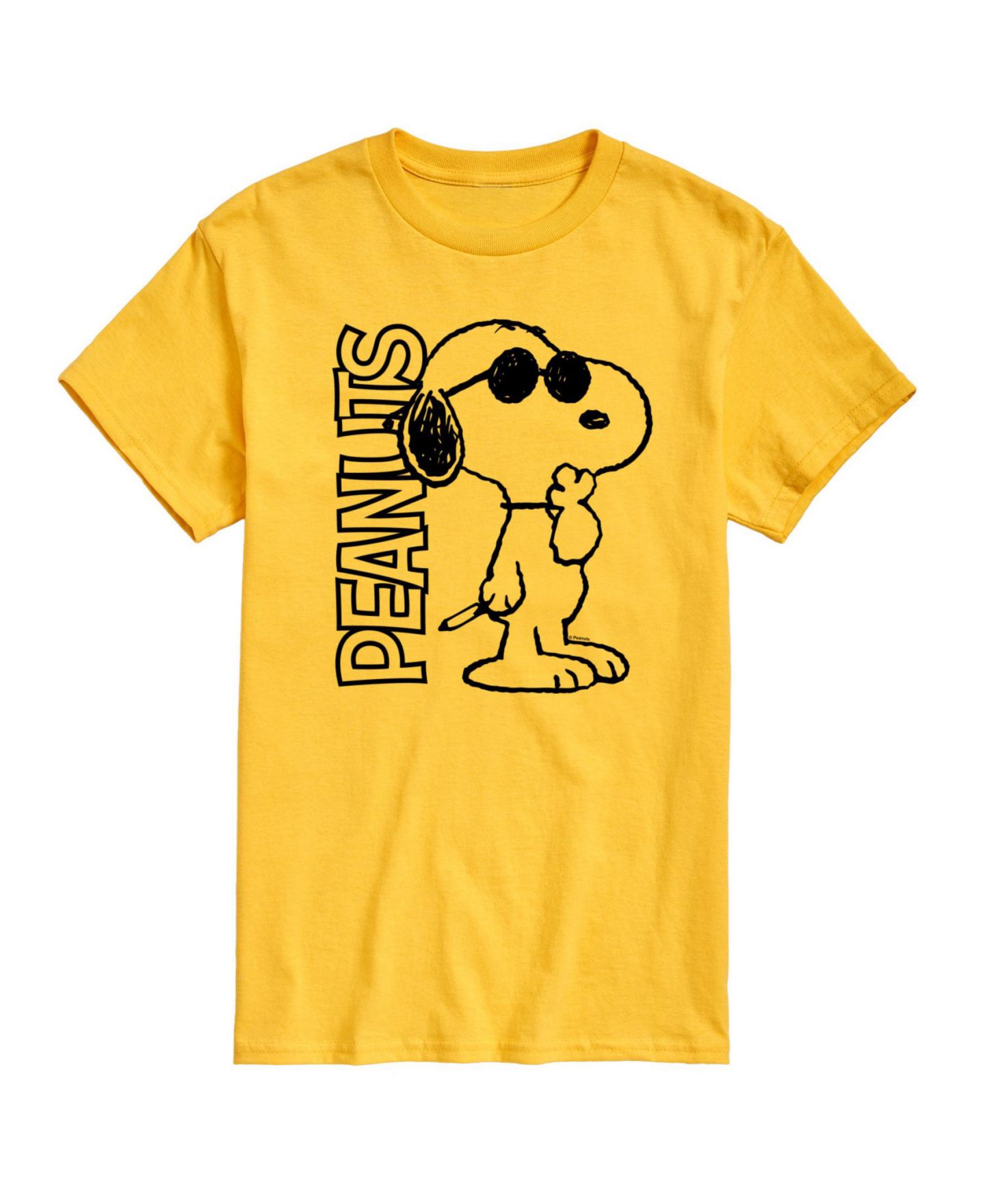 Мужская футболка AIRWAVES Hybrid Apparel Joe Cool Peanuts Logo Short Sleeve, цвет: Меланжевый — фото 12