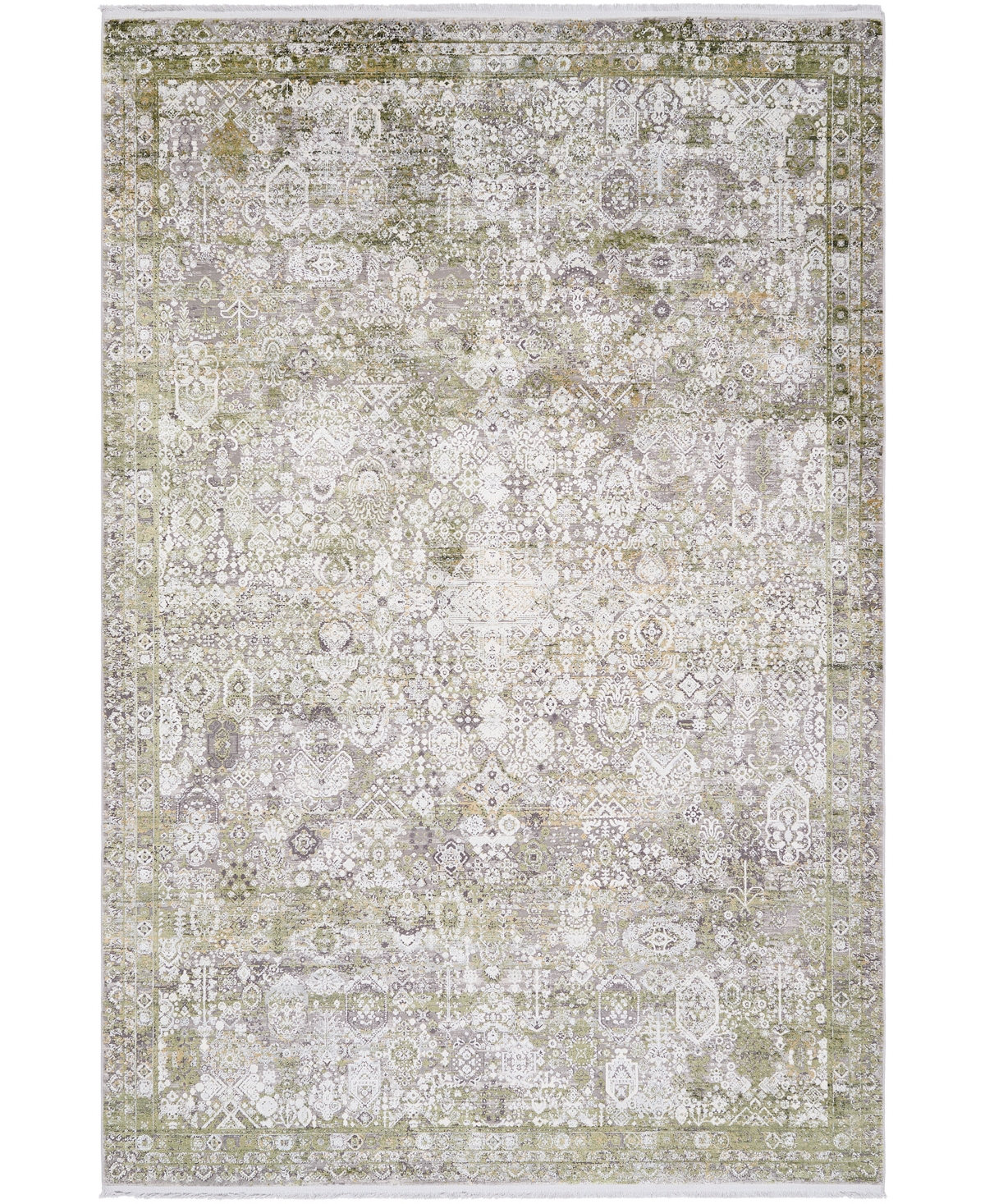 Surya Solar 31994 3'1"x8' Runner Area Rug In Olive