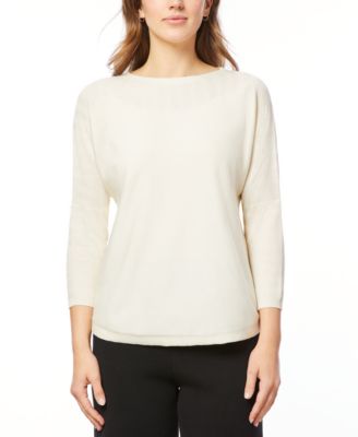 Melissa Paige - Women's Chevron-Stitch Dolman-Sleeve Sweater