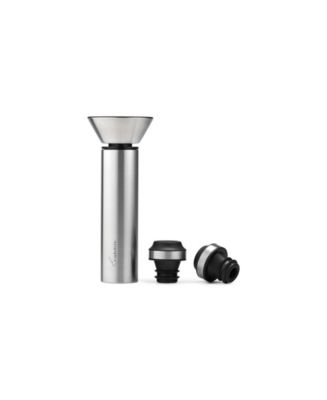 Rabbit Stainless Steel Vacuum Wine Preserver with 2 Stoppers - Macy's