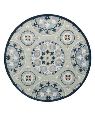 LR Home Rochelle RUG-135 3'x3' Round Area Rug - Macy's