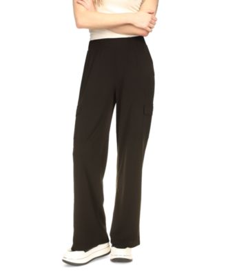 Michael Kors - Women's High-Rise Wide-Leg Cargo Pants