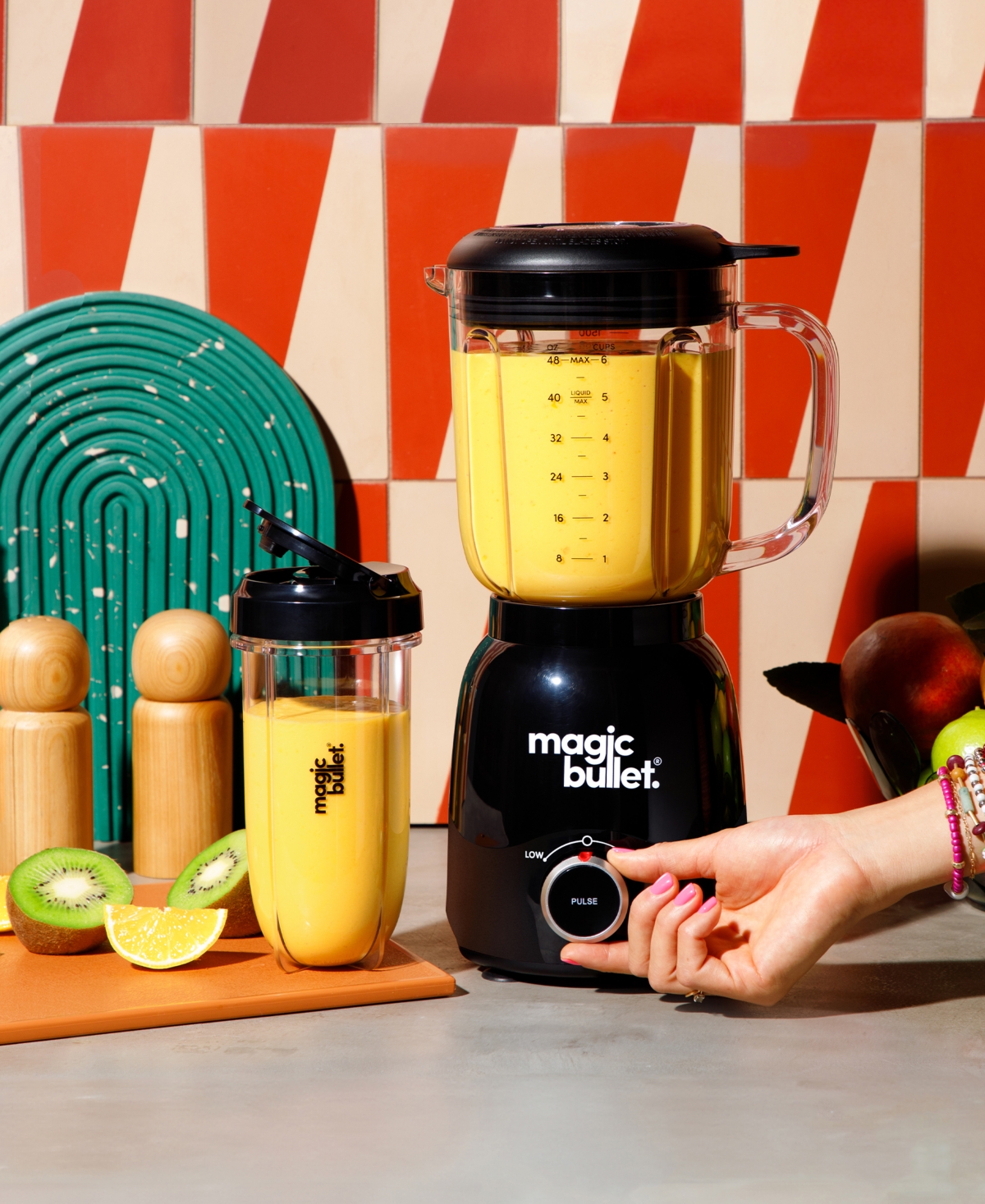 Magic Bullet 600-watt Pitcher & Single Serve Combo Blender In Black