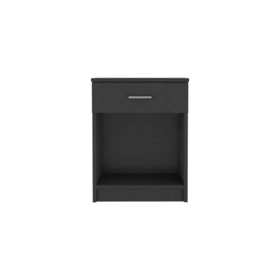 Streamdale Eco Nightstand, Superior Top, One Drawer, Lower Shelf
