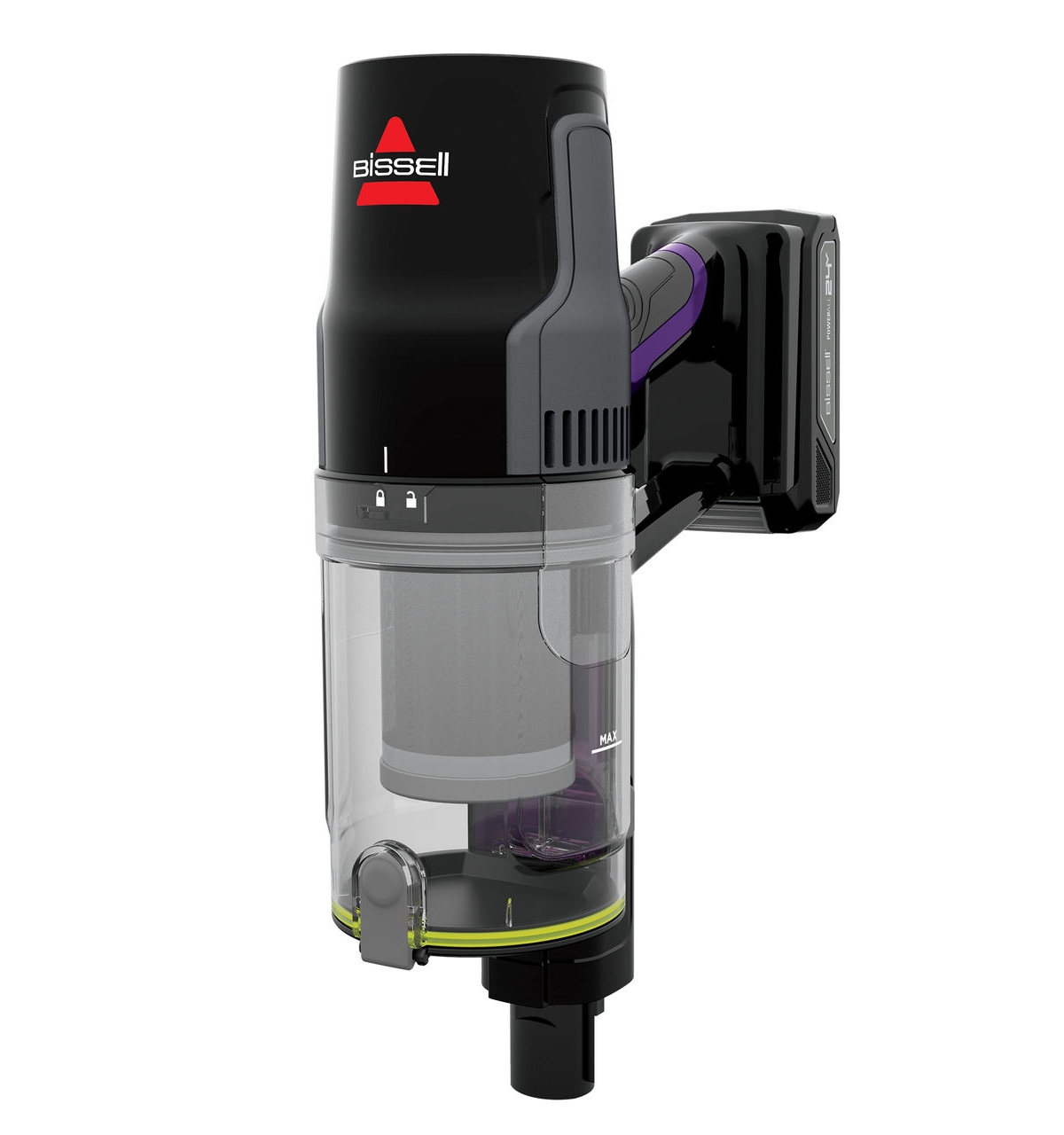 Bissell Clean View Xr Pet 300w Stick Vacuum In Black And Purple
