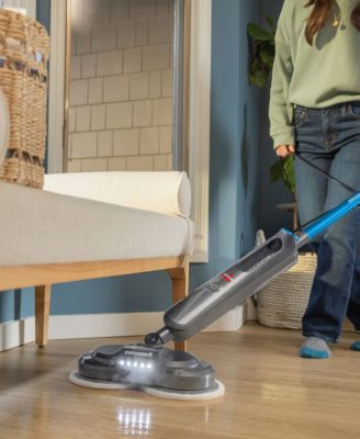 SpinWave Smart Steam Scrubbing Sanitizing Spin Mop