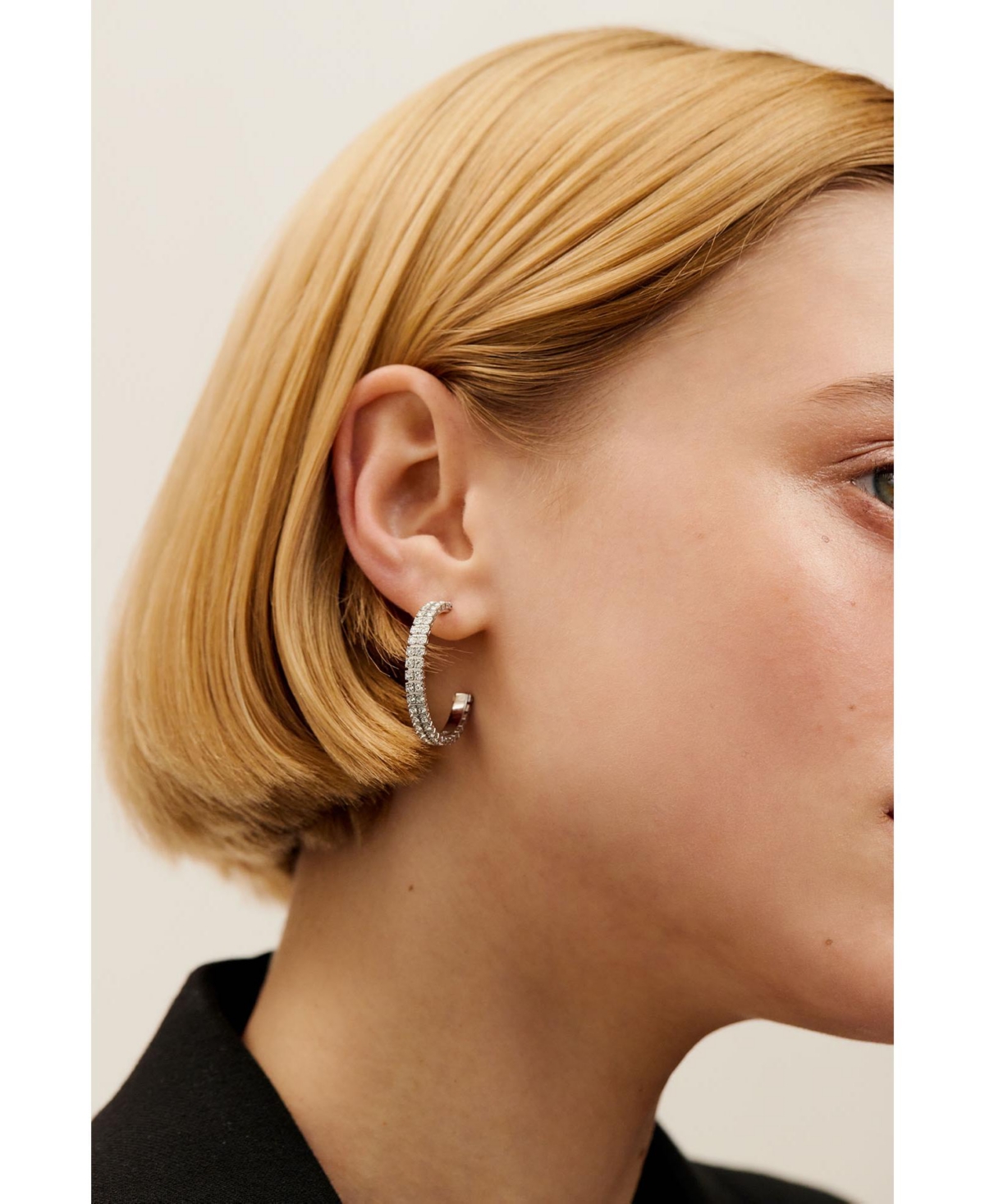 Ted Baker Jewelry Mellia: Double Crystal Hoop Earrings