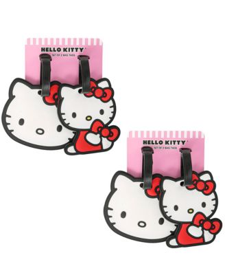 Sanrio Luggage Tag Bow PVC Travel Tags Gifts - Set of 4