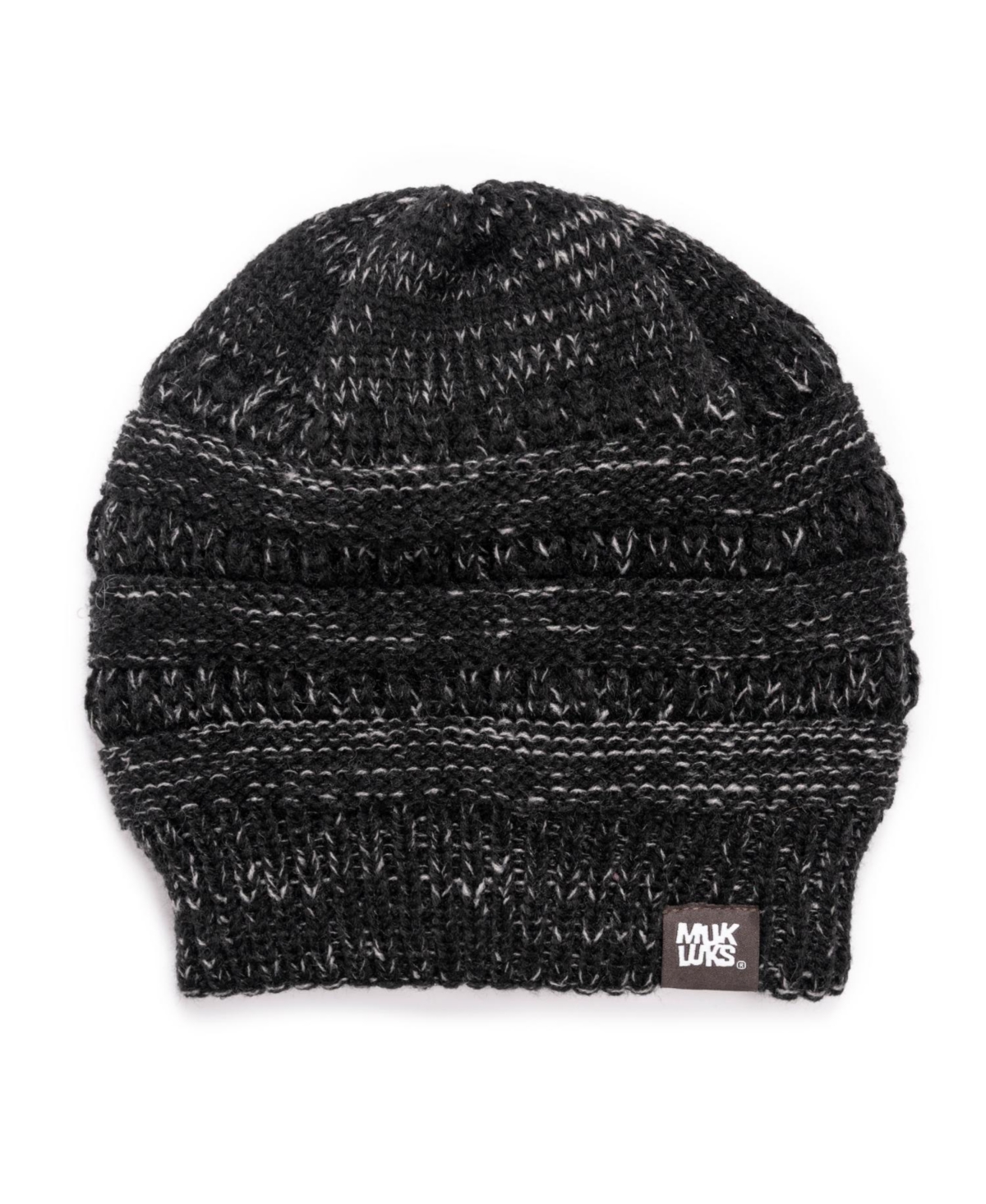 Muk Luks Men's Marl Beanie -cinder
