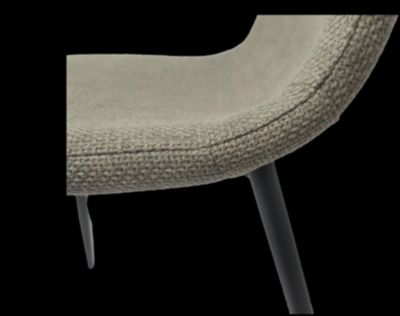 Modern upholstered dining chairs, set of 4