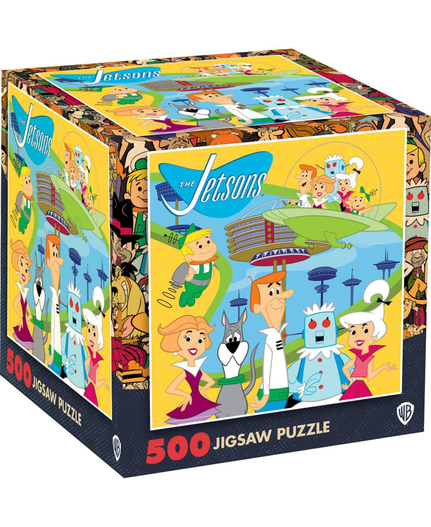 Детский пазл MasterPieces Puzzles The Jetsons 500-Piece Puzzle, Ages 14+, цвет: Разноцветный — фото 1