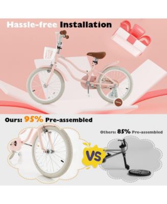Children Bicycle with Front Handbrake and Rear Coaster Brake