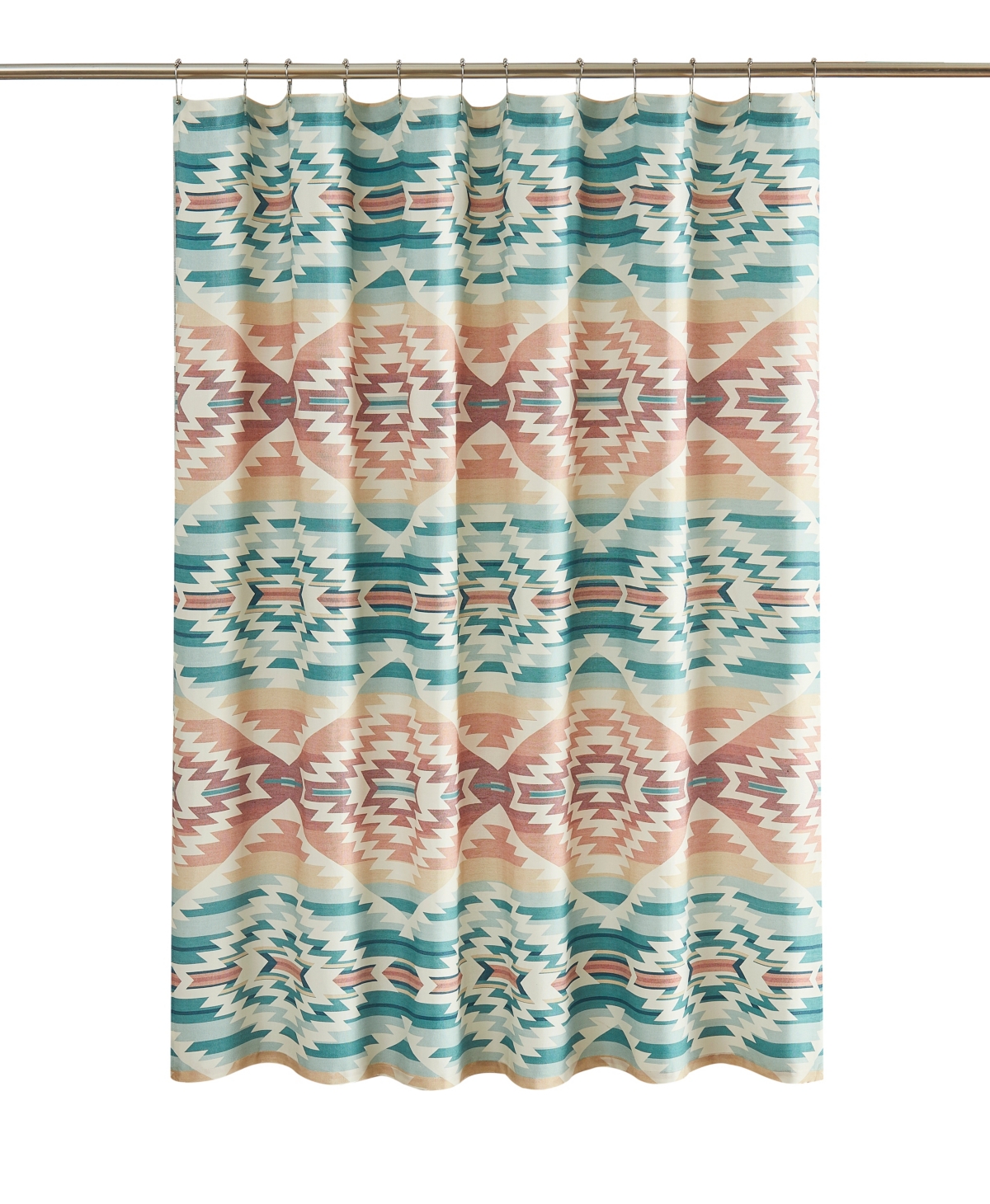 Pendleton Pagosa Springs Cotton Shower Curtain 72" X 72" In Green