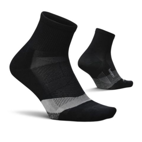 Носки Sport для мужчин, укороченные, с амортизацией — Feetures, цвет: Чёрный