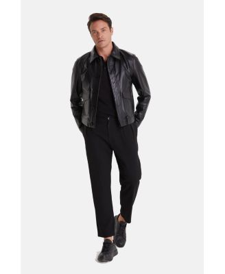 Men's Fashion Jacket, Nappa Black