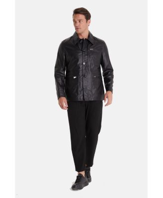 Men's Safari Coat, Black