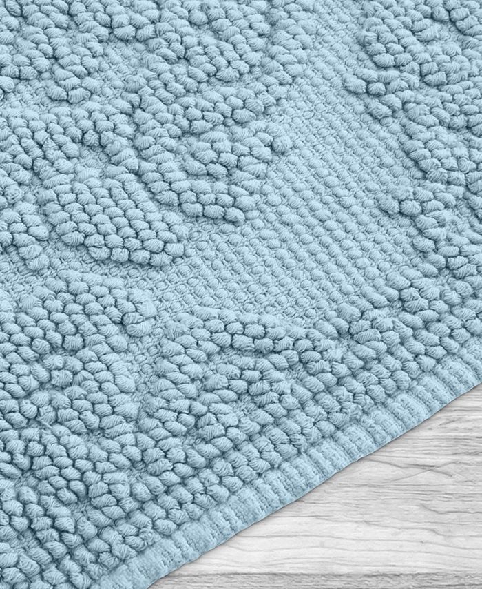 Jean Pierre New York Ricardo Fringe Cotton Bath Rug 27" x 52" Macy's