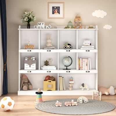cubbyhole storage 10-Shelf Bookcase