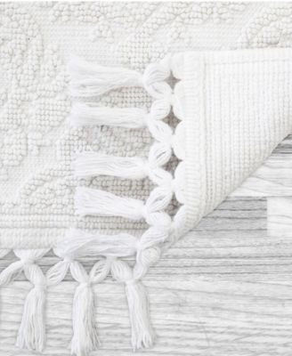 Jean Pierre New York Ricardo Fringe Cotton Bath Rug 27" x 52"