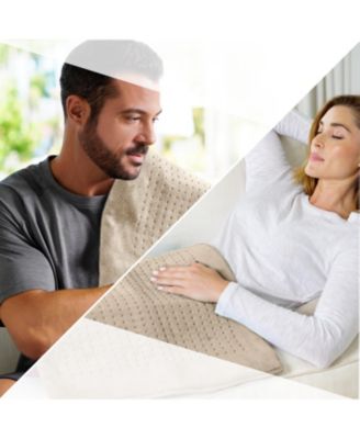 PureRelief Ultra-Wide 20"x24" Electric Heating Pad for Full Body Relief