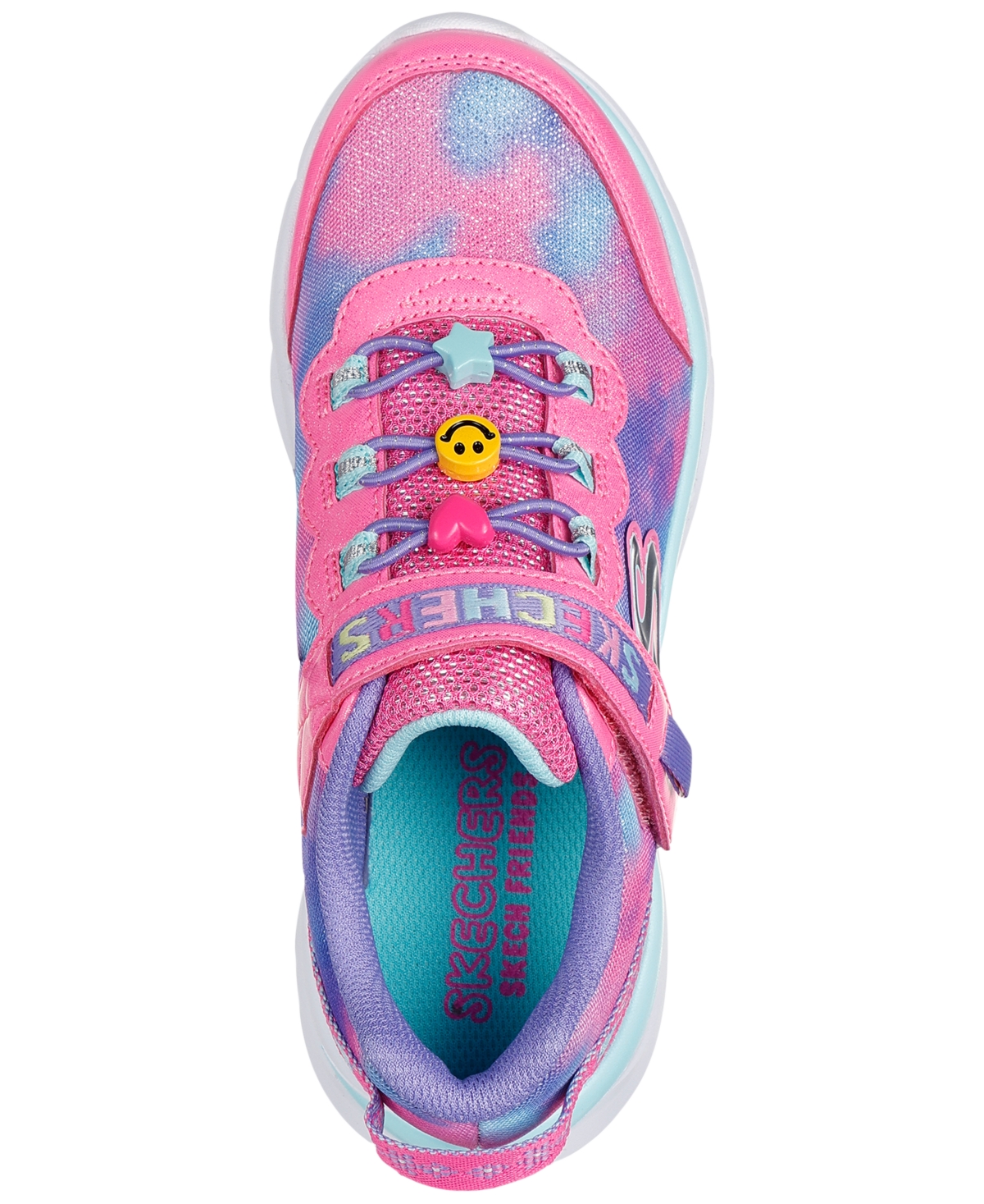 Skechers Little Girls' Power Jams - Skech Friends Fastening Strap Casual Sneakers from Finish Line -Multi