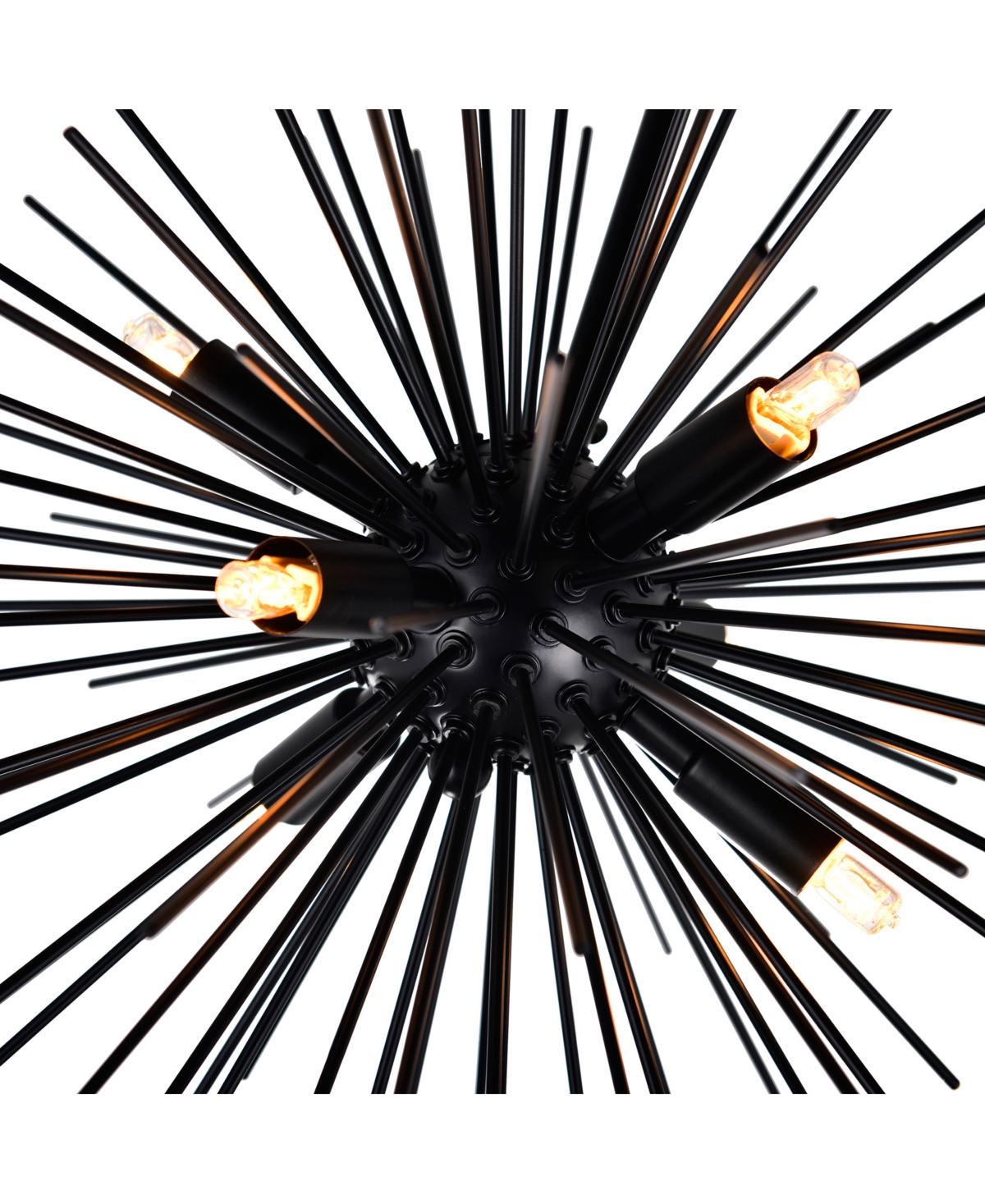 Shop Cwi Lighting 30" Metal Savannah 9 Light Chandelier In Black