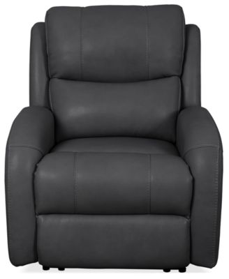 Kellet 33" Leather Power Recliner, Created for Macy's