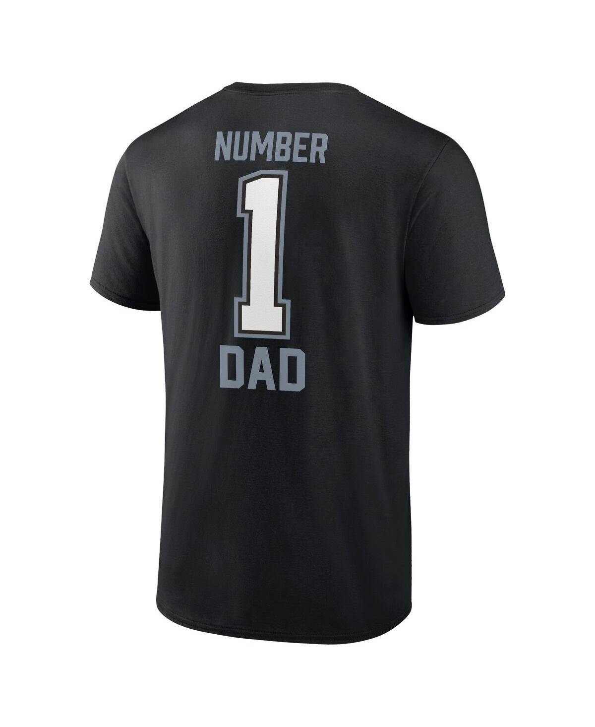 Fanatics Men's Navy Denver Broncos 1 Dad T-shirt In Denver Broncos