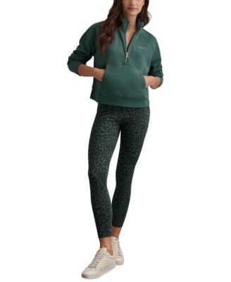 Sport Womens Half Zip Sweatshirt Printed Leggings