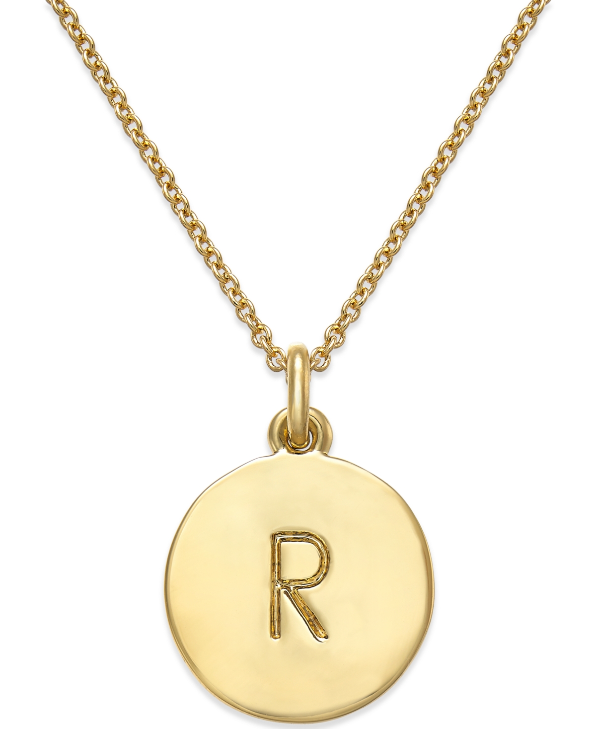 Kate Spade New York 12kPlated Initials Pendant Necklace, + Extender - R