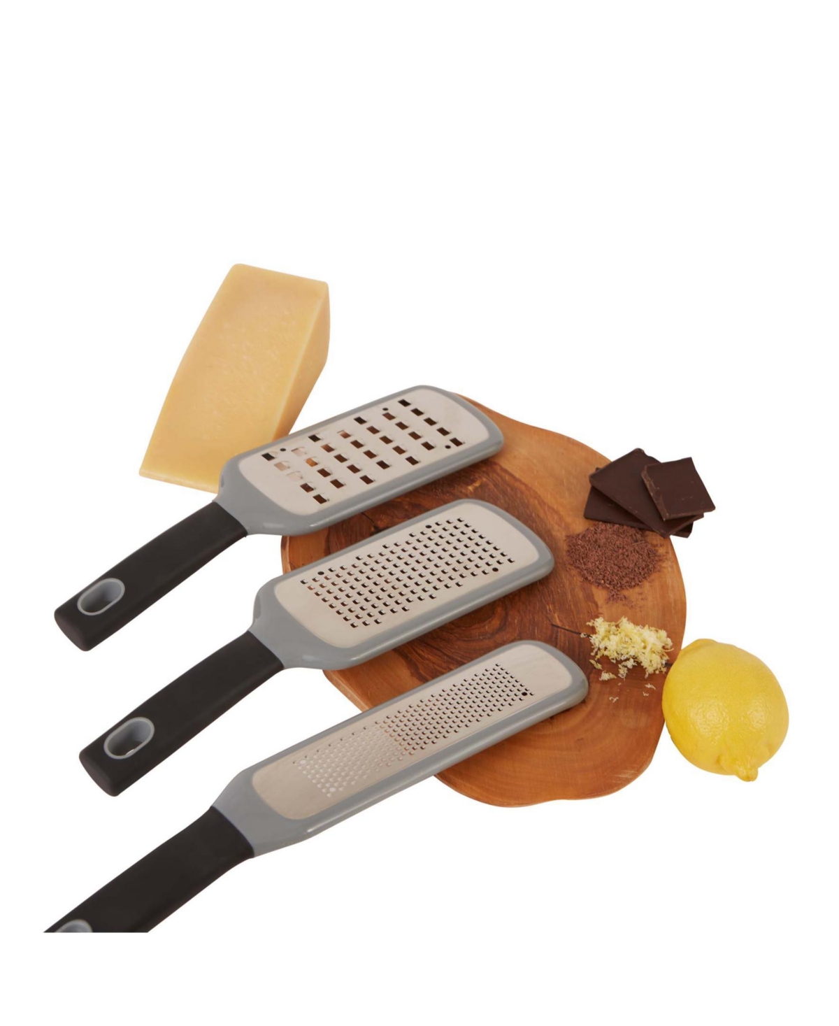 Shop Rsvp International Stainless Steel 11x3" Medium Grate Paddle Grater In Grey