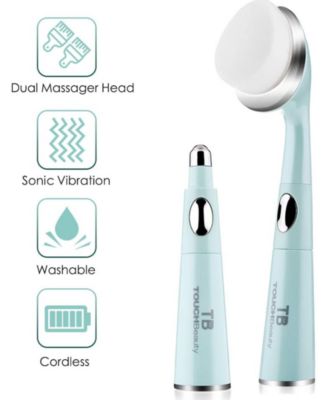 2 in 1 Sonic Facial Brush Cleanser Eye Massager