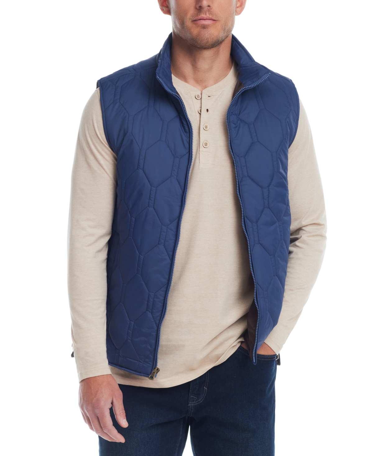 Weatherproof Vintage Men's Quilted Full-Zip Vest