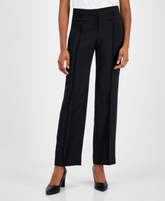 Anne Klein - Women's Mid-Rise Pleated Trousers