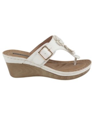 Women's Narbonne Flower Wedge Sandals