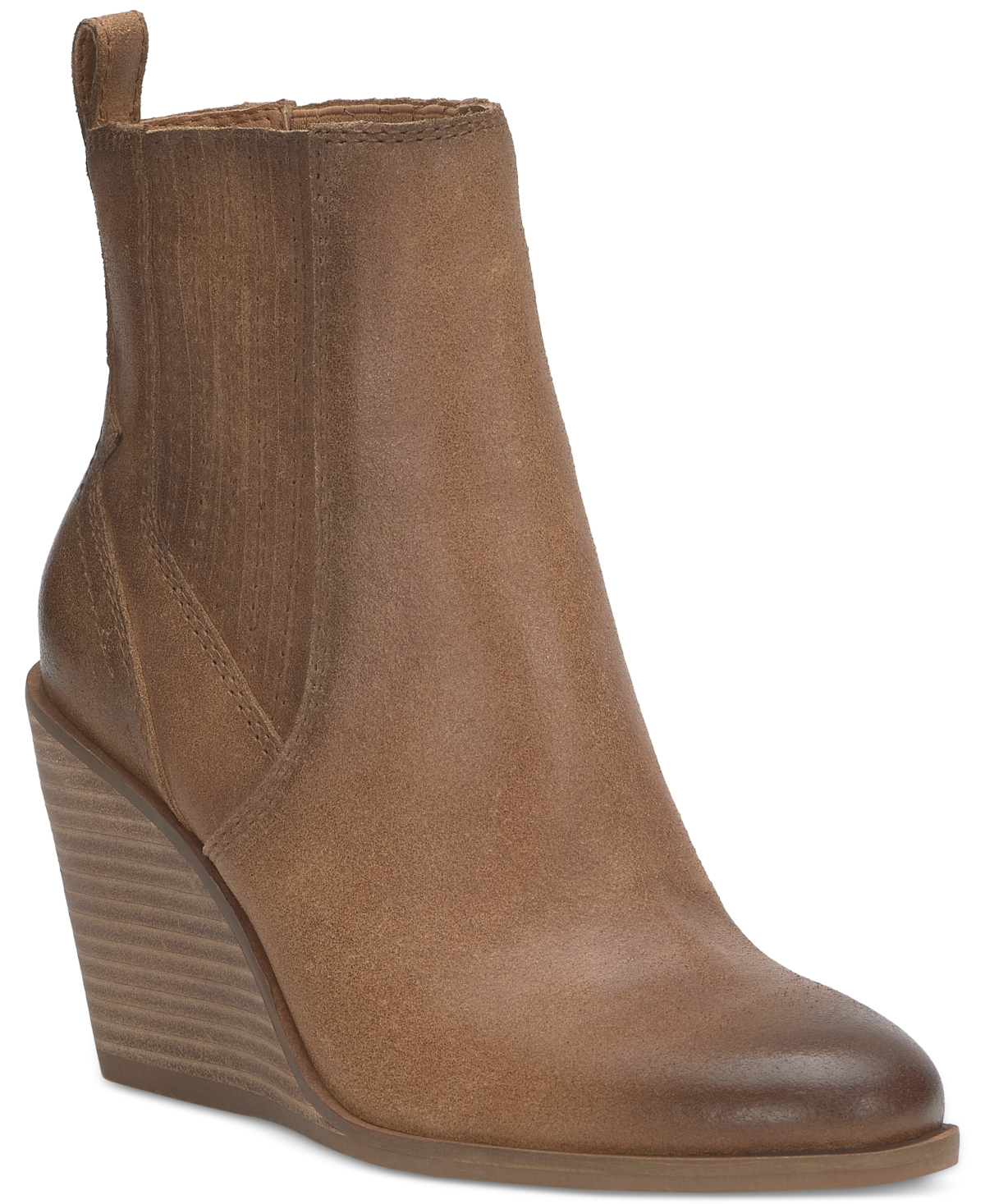 LUCKY BRAND WOMEN'S WILANO PULL-ON WEDGE BOOTIES 