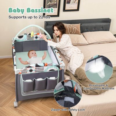 Baby 3 in 1 Playard Portable Nursery Center