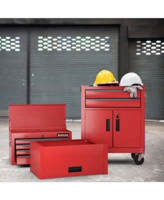 6-Drawer Rolling Tool Chest 3-in-1 Heavy-Duty Storage Cabinet with Universal Wheels