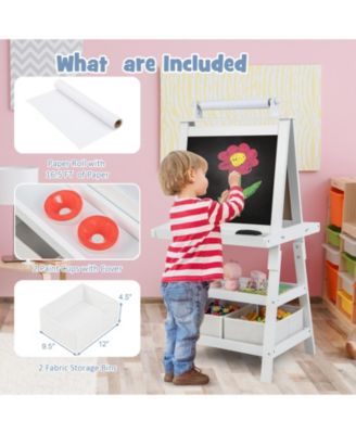 3-in-1 Double-Sided Storage Art Easel