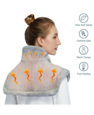 Weighted Electric Heating Pad for Neck and Shoulders, 22" x 19"