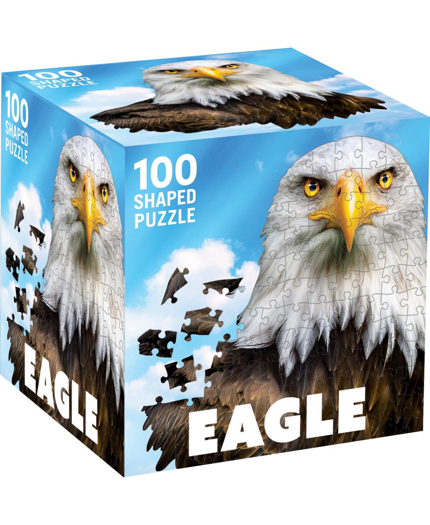 Детский пазл MasterPieces Puzzles Eagle 100 Piece Shaped Jigsaw Puzzle — фото 1