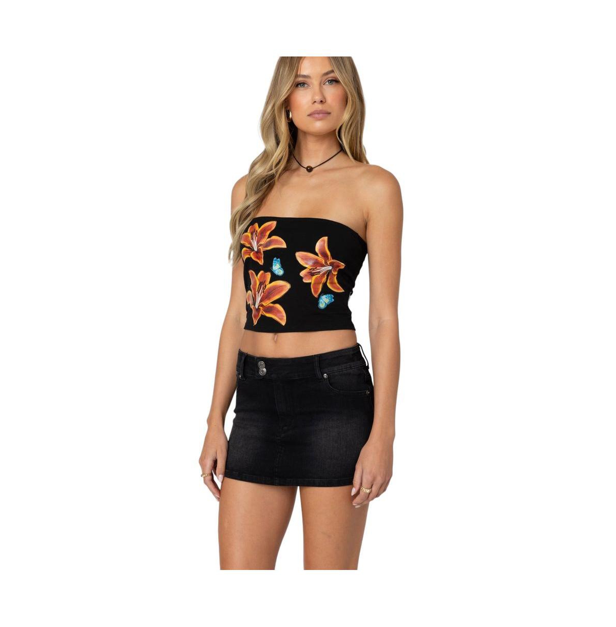 Edikted Women's Tigerlily Tube Top
