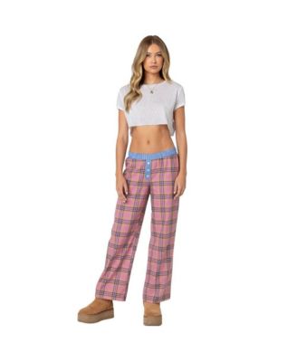 Women's Plaid & Stripe Pants