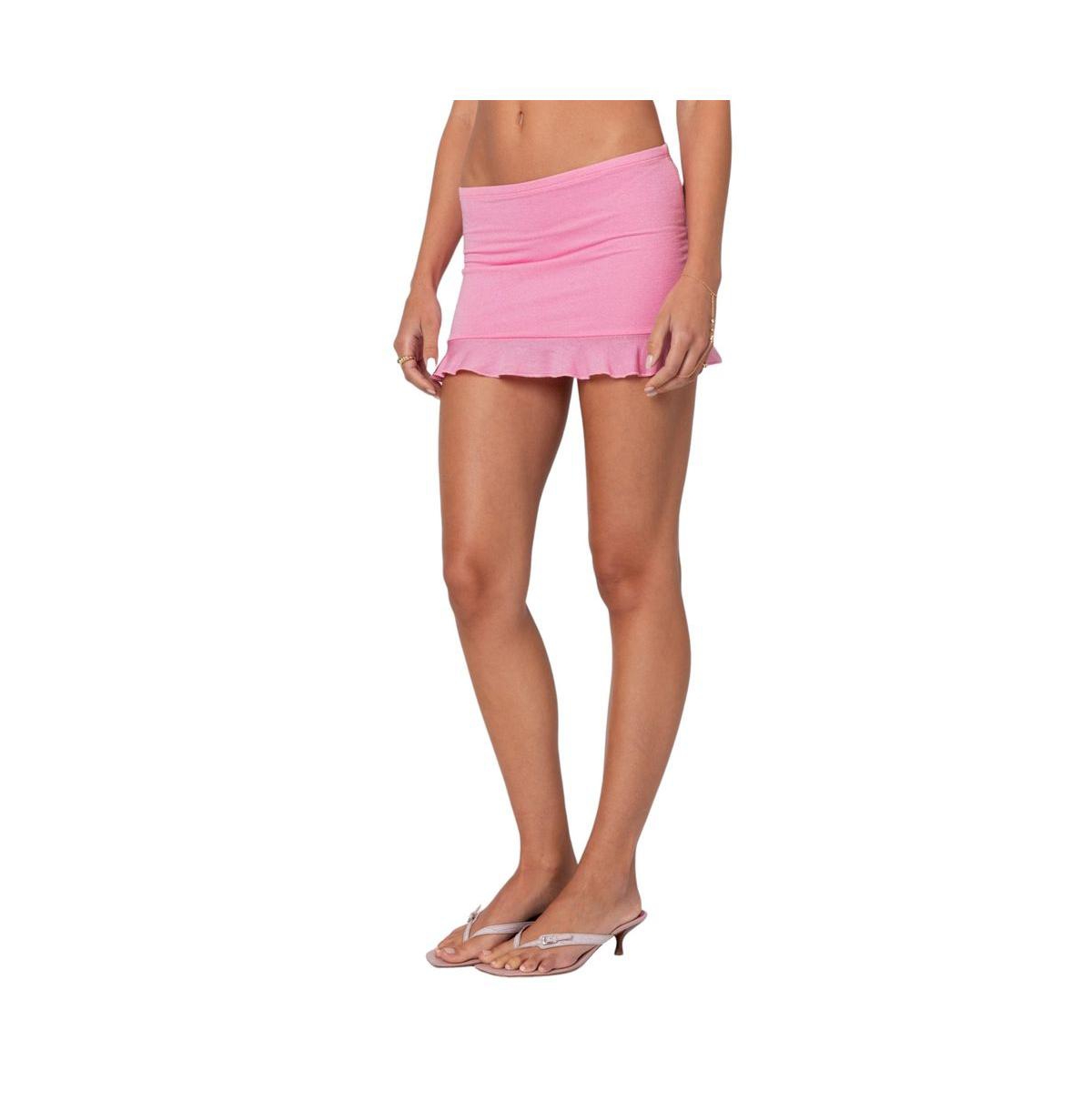 Edikted Women's Loullie Ruffled Skirt