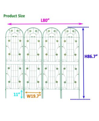Metal Garden Trellis Climbing Plant Support